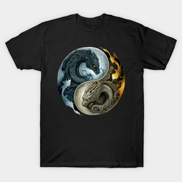 Dragon T-Shirt by aicharactersart